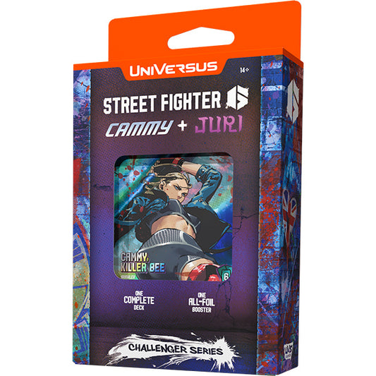 UniVersus CCG: Street Fighter 6 Challenger Series #2- Deck Display (4 Decks)