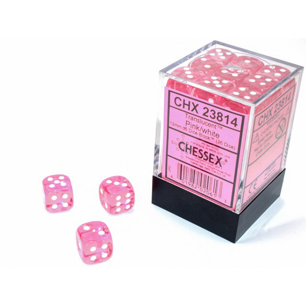 12mm 36d6 Translucent (Lab Dice 7)