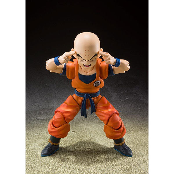 Dragon Ball Z Figure: Tamashii Nations S.H. Figuarts- Krillin - Earth's Strongest Man (Reissue)