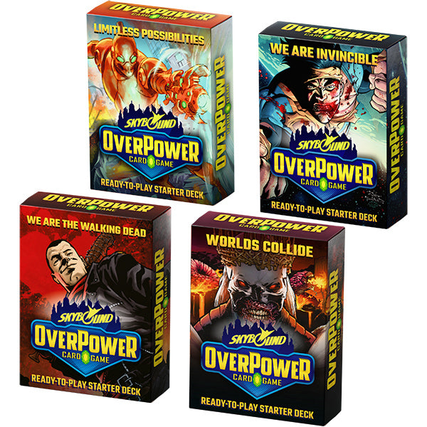 OverPower CCG: Skybound- Invincible/The Walking Dead Starter Deck Display (12 Decks)
