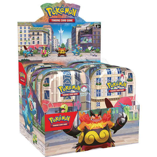 pokemon trading card game display Pokemon TCG: Lumiose City Mini Tin Display – Holo Horse Games LLC