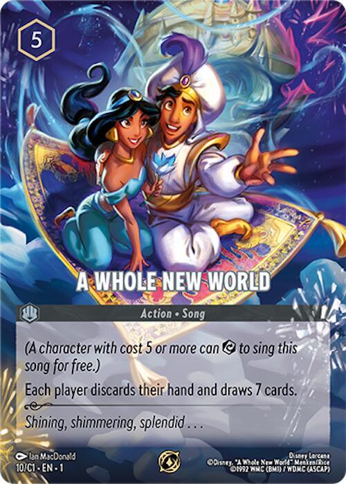 A Whole New World - Disney Lorcana Promo Cards