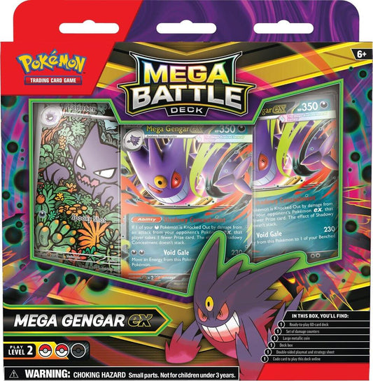 POKEMON TCG: MEGA BATTLE DECK: MEGA GENGAR EX AND MEGA DIANCIE EX