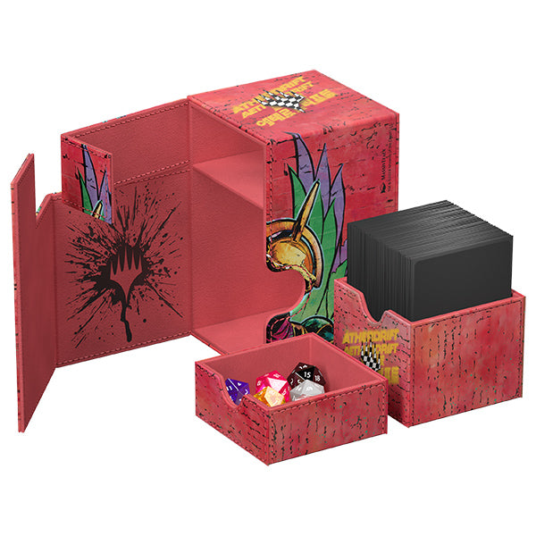 Deck Case: Flip´n´Tray 100+ Xenoskin MTG- “Aetherdrift”- Hazoret, Godseeker