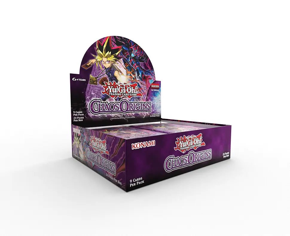 origins booster box Yu-Gi-Oh! Chaos English:Vivid Voltage Light and Darkness Dragonlord Manga Luffy this set features a