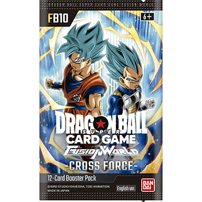 DRAGON BALL SUPER TCG: FUSION WORLD CROSS FORCE (FB10) (24CT) PRE-ORDER