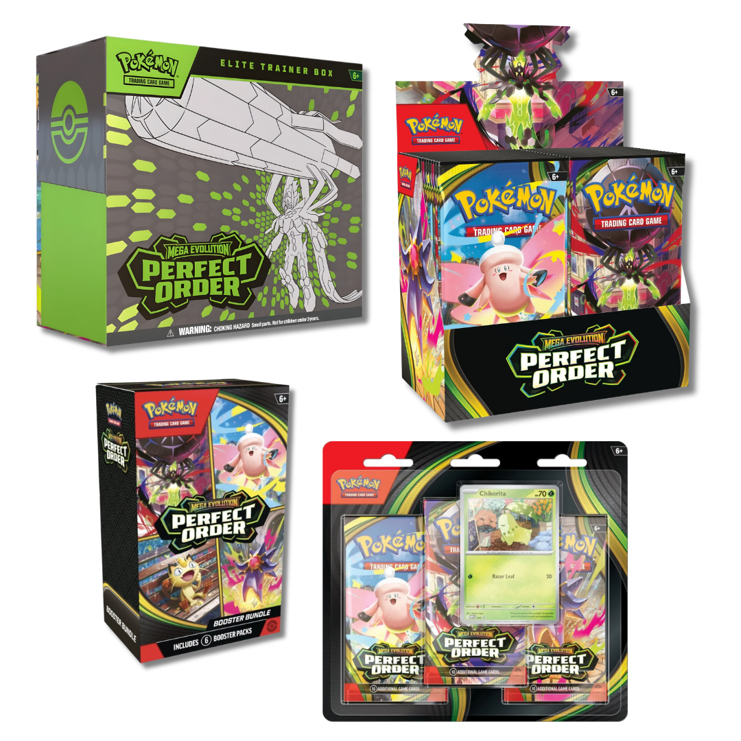 Pokemon Mega Evolution Perfect Order 3 Pack Blister Pokemon Mega Evolution Perfect Order 3 Pack Blister