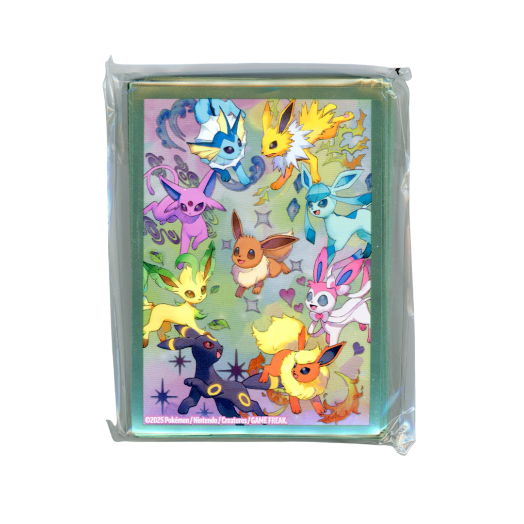 Pokémon TCG Prismatic Evolutions SPC Eeveelution Card Sleeves (65 Count)