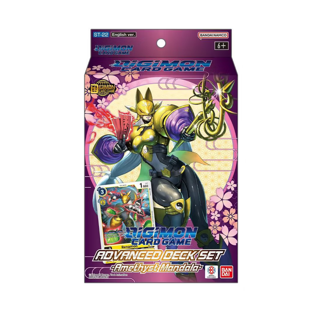 2023 ENT Digimon Amethyst Mandala Advance Deck – Holo Horse Games LLC