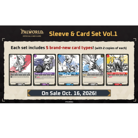 Palworld OCG: Sleeve & Card Set Vol.1