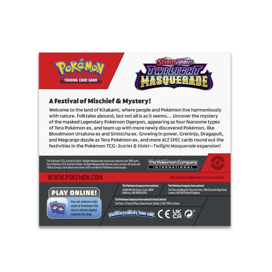Pokémon TCG: Twilight Masquerade Products