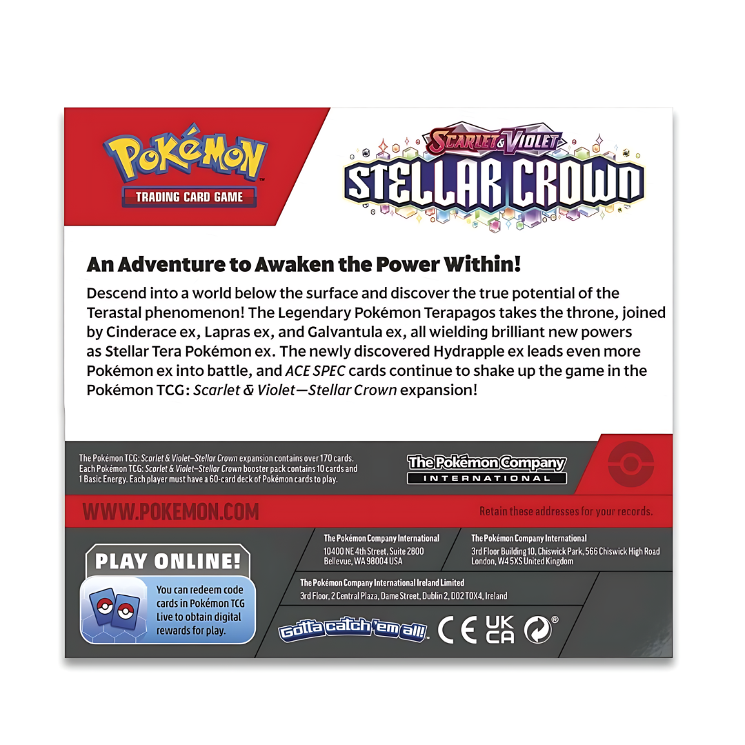 Pokémon TCG: Scarlet & Violet-Stellar Crown Products