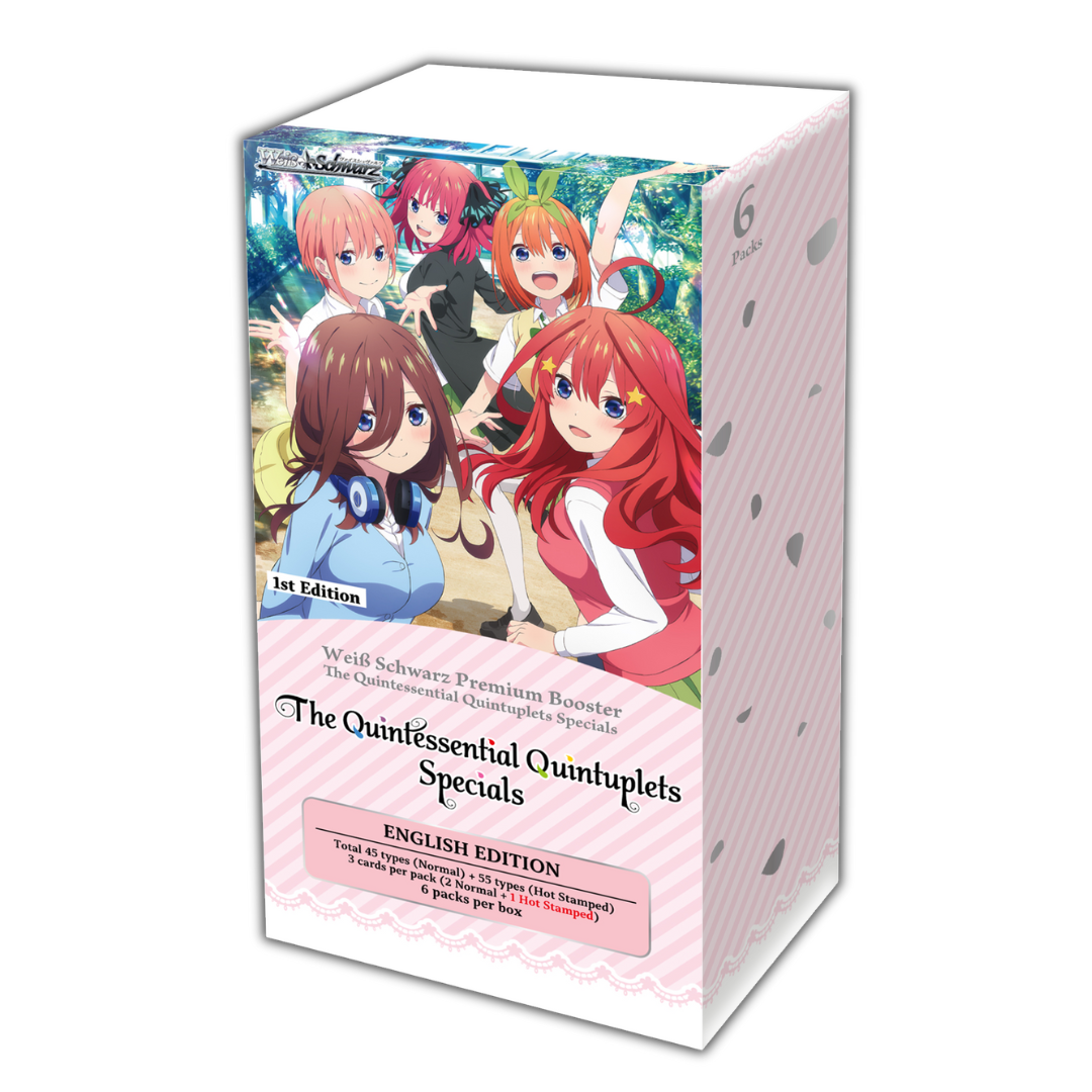 the quintessential quintuplets 2 booster box Weiss Schwarz: The Quintessential Quintuplets Specials Premium Booster – Holo Horse Games LLC