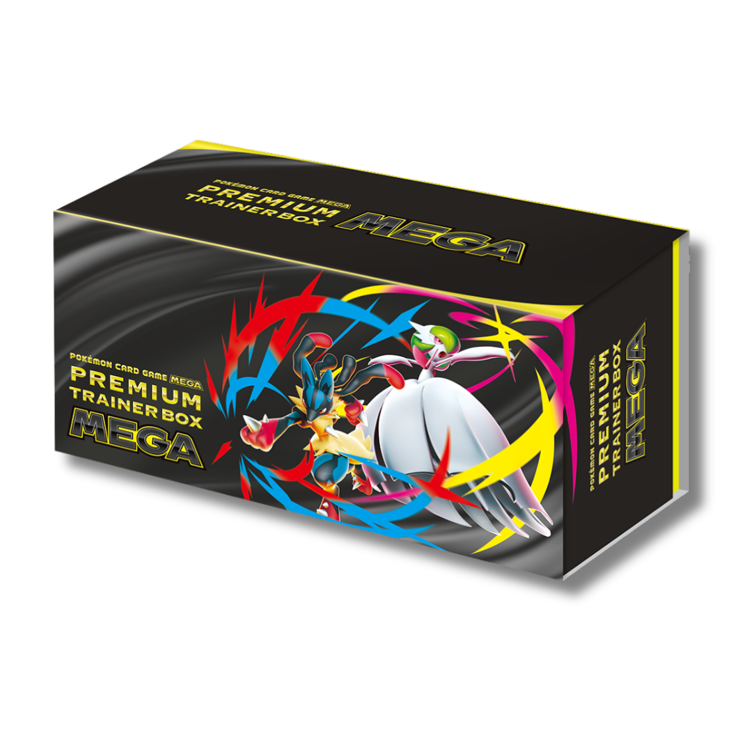 Japanese Pokémon TCG: Premium Trainer Box MEGA – Holo Horse Games LLC Japanese Pokémon TCG: Premium Trainer Box MEGA – Holo Horse Games LLC