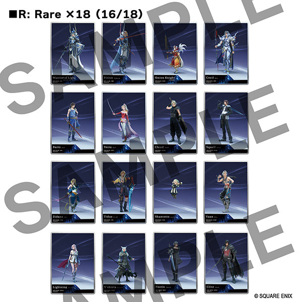 Square Enix Gallery Cards: Vol. 01- Final Fantasy 40th Anniversary Collection Booster Display (10 Packs)