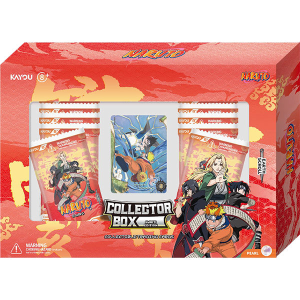 Naruto Collectible Cards: Smriti- Earth Scroll- Collector Box, Landscape Packaging- 002A (10 packs)