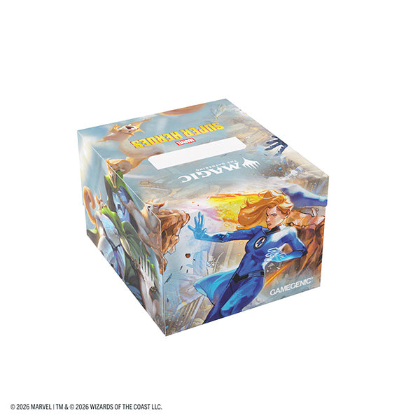 Deckbox: MTG Soft Crate 100+ XL Sideloading- Marvel Super Heroes- The Fantastic Four/Go Nuts!