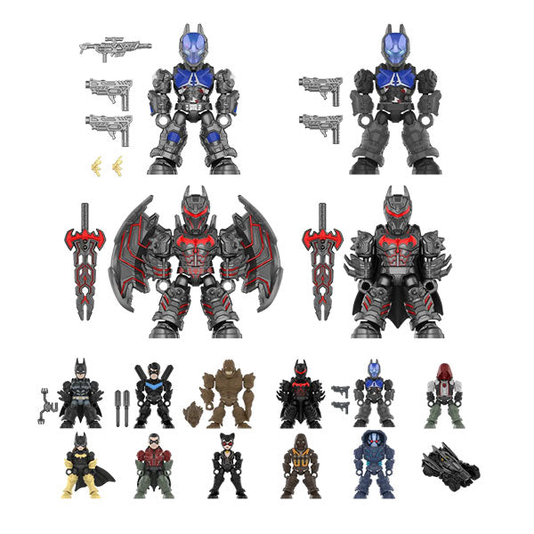 DC Blokees: 2-inch Defender Model Kit- Arkham- Chaos Prologue Display (12 Blind Boxes)
