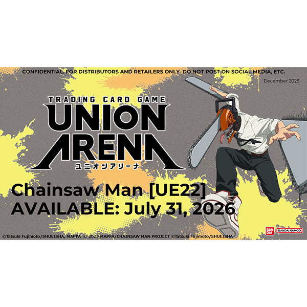 Union Arena: Chainsaw Man Booster Display
