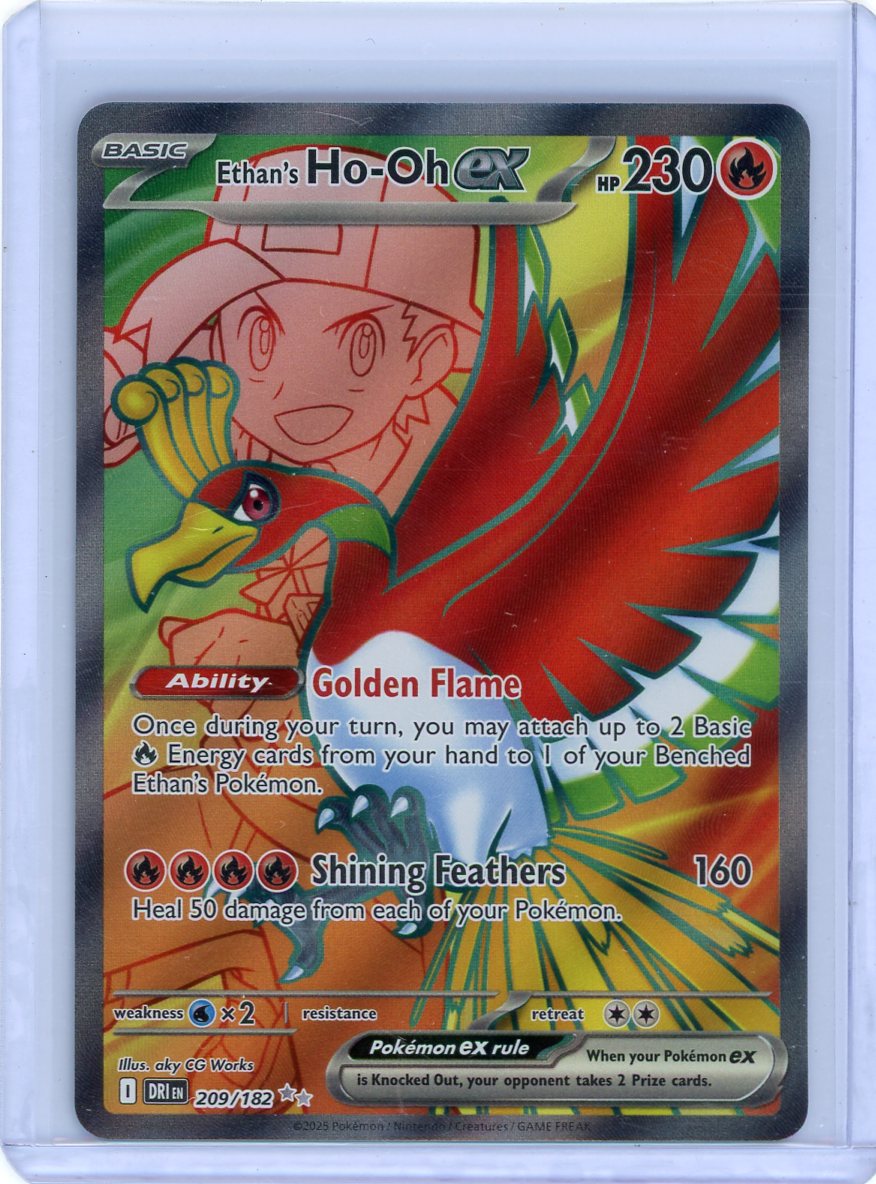Ethan's Ho-Oh ex - 209/182 - SV10: Destined Rivals