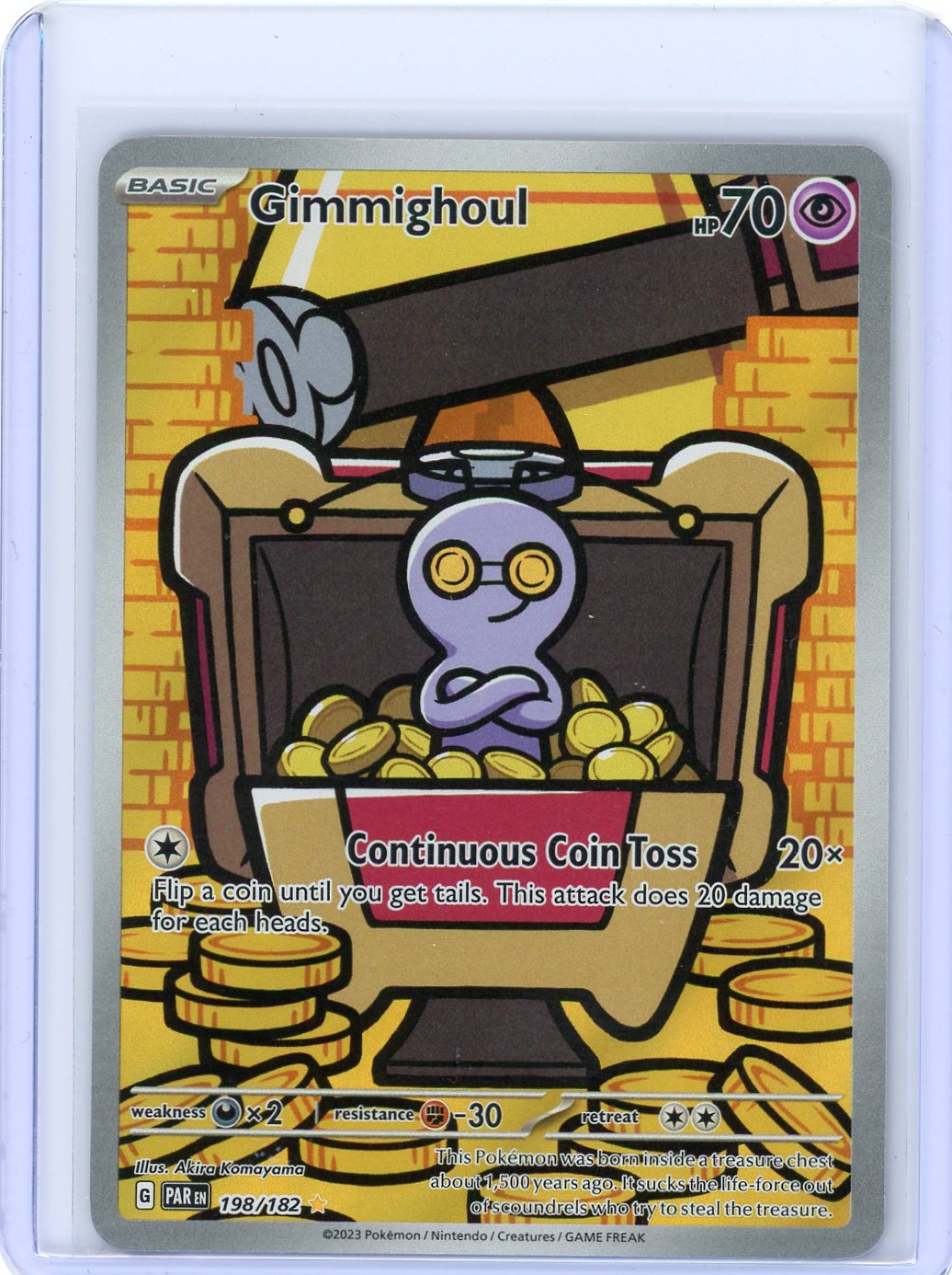 Gimmighoul - 198/182 - SV04: Paradox Rift