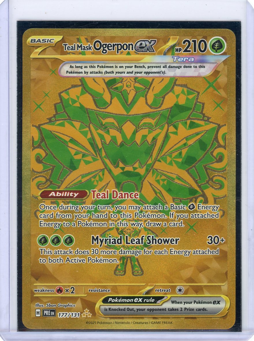 Teal Mask Ogerpon ex - 177/131- SV: Prismatic Evolutions