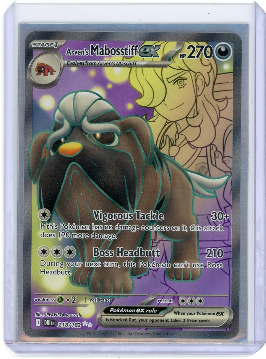 Arven's Mabosstiff ex - 218/182 - SV10: Destined Rivals