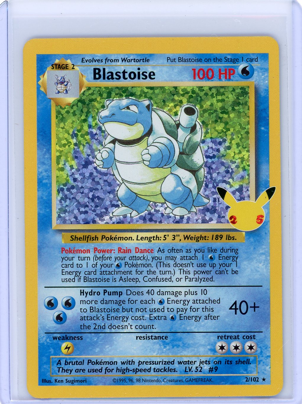 Blastoise - Celebrations: Classic Collection 2/102