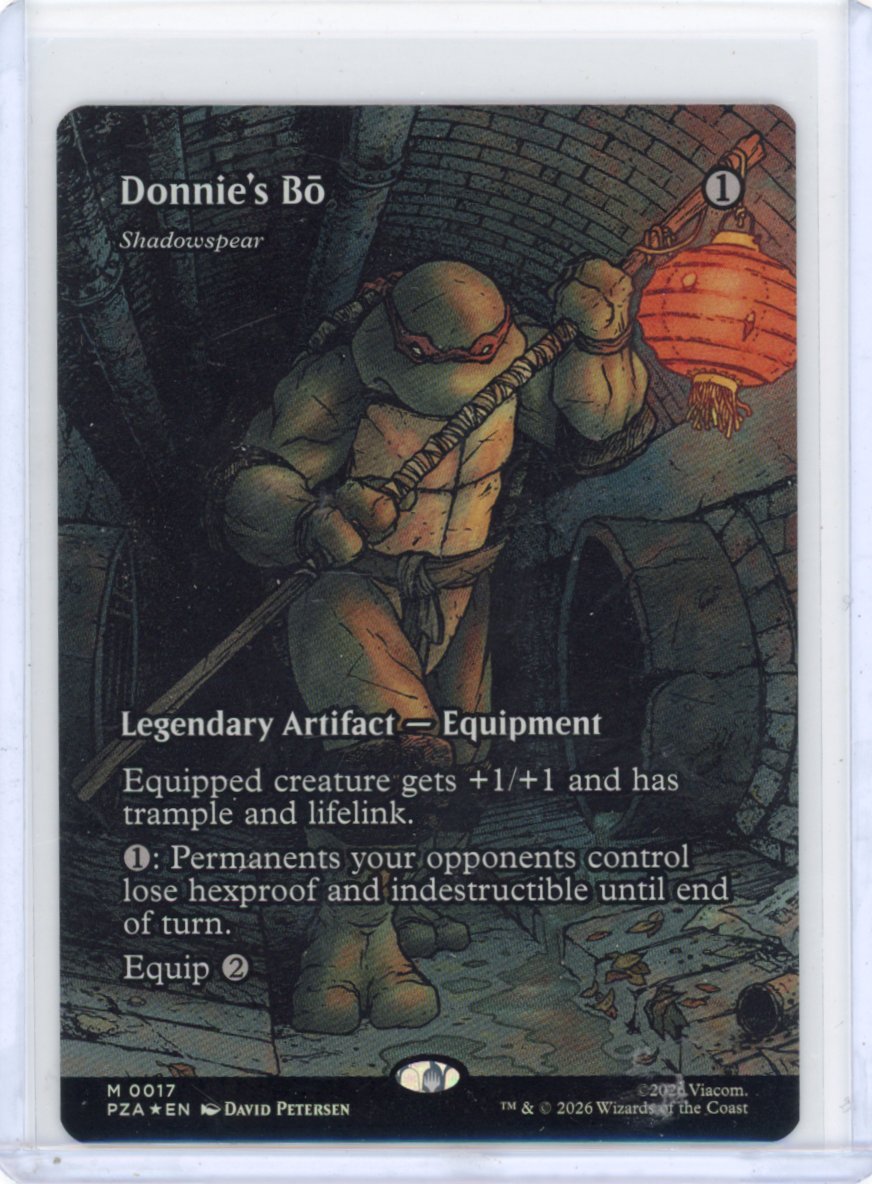 Donnie's Bo - Shadowspear (Borderless) - Teenage Mutant Ninja Turtles Source Material (PZA)