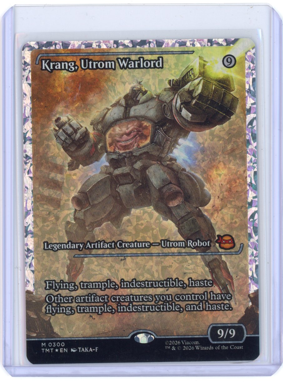 Krang, Utrom Warlord (Showcase) (Fracture Foil) - Teenage Mutant