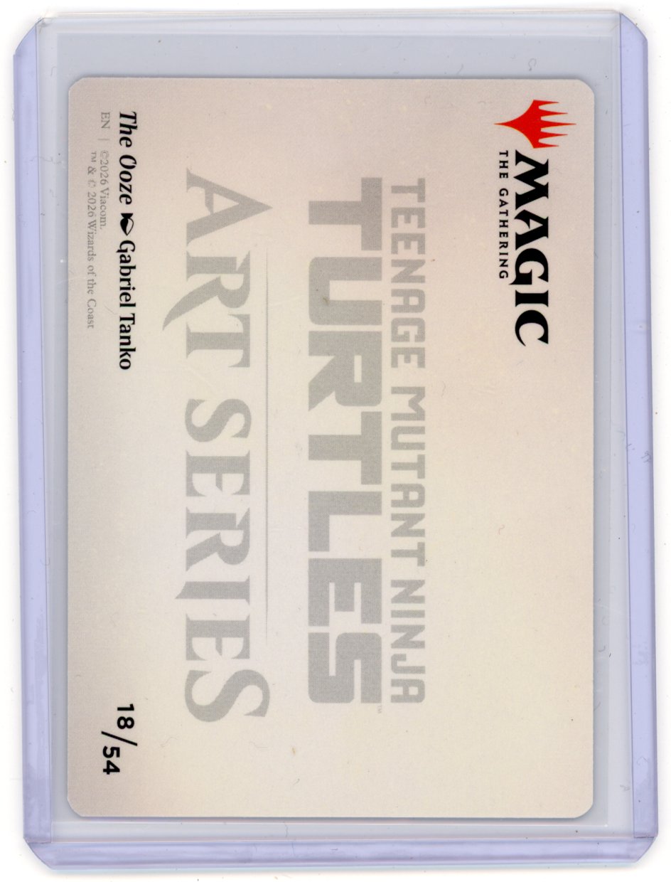 The Ooze Art Card (Gold-Stamped Signature) - Art Series: Teenage Mutant Ninja Turtles