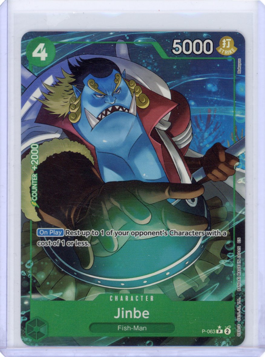 Jinbe - P-063 (Alternate Art) - Premium Booster -The Best- Vol. 2