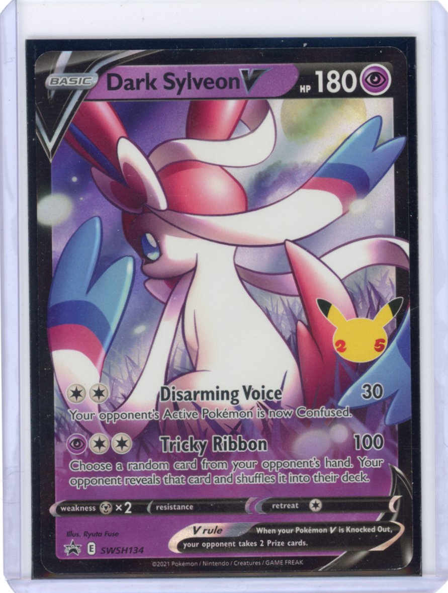 Dark Sylveon V - SWSH134 - SWSH: Sword & Shield Promo Cards