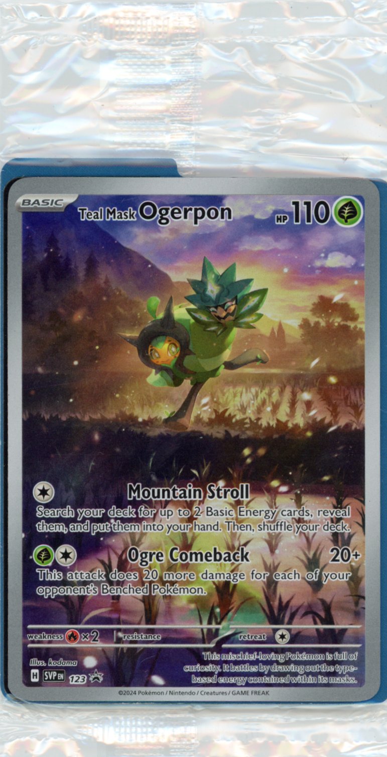 Teal Mask Ogerpon - 123 - SV: Scarlet & Violet Promo Cards
