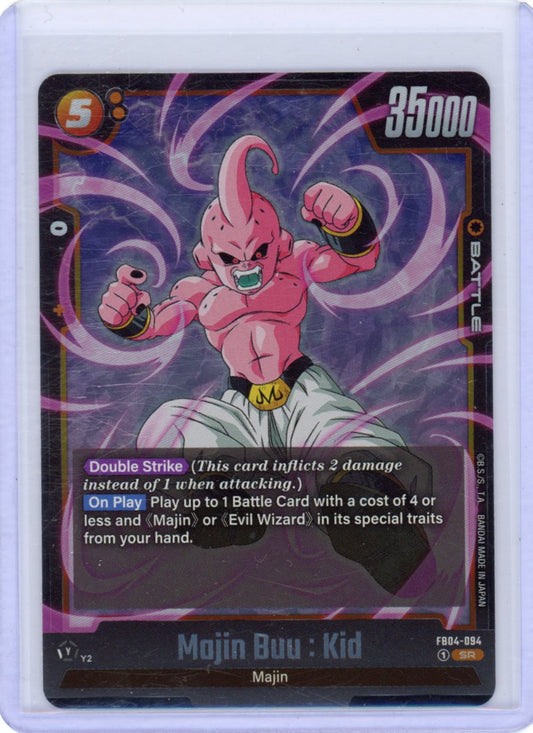 Majin Buu: Kid SR Foil Double Strike 35,000 Power Battle Card FB04-094