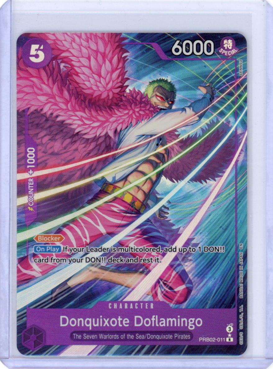Donquixote Doflamingo 011/PRB02(Alternate Art) - Premium Booster -The Best- Vol. 2