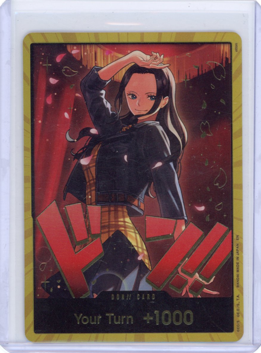 DON!! Card (Nico Robin) (Gold) - Extra Booster: One Piece Heroines Edition (EB-03)