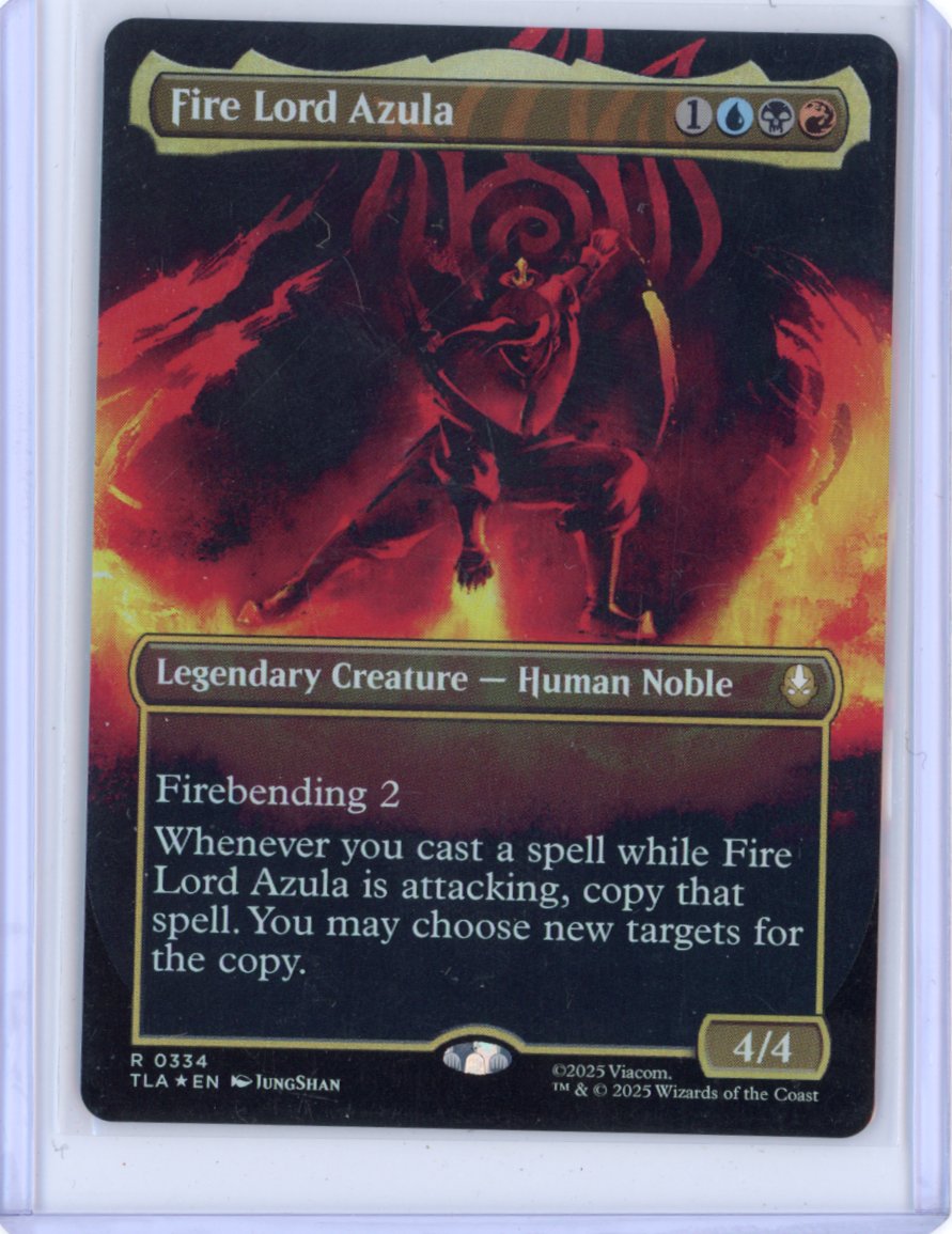 Fire Lord Azula (0334) (Borderless) - Avatar: The Last Airbender (TLA) FOIL