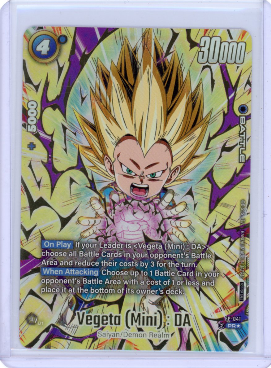 Dragon Ball Vegeta (Mini): DA FP-041 V4 Top Prize EN