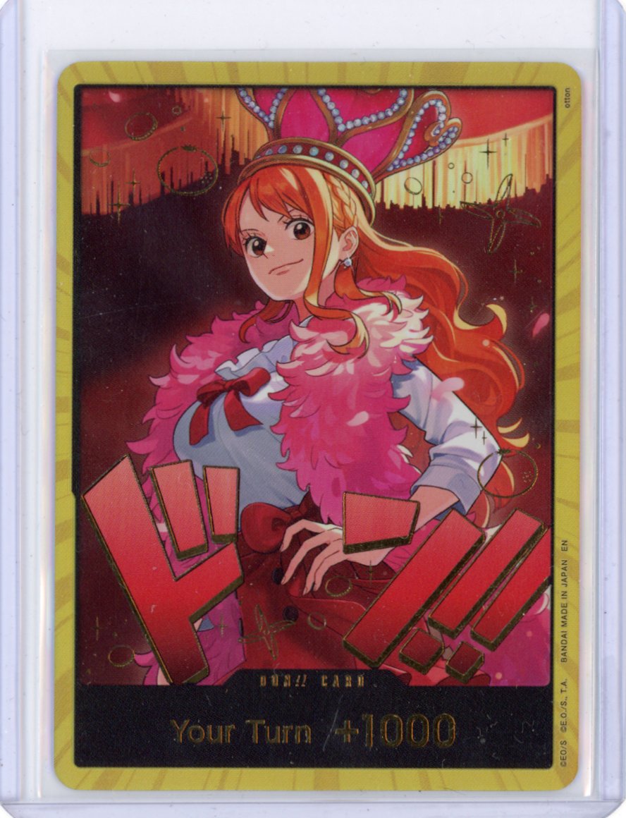 DON!! Card (Nami) (Gold) - Extra Booster: One Piece Heroines Edition (EB-03)
