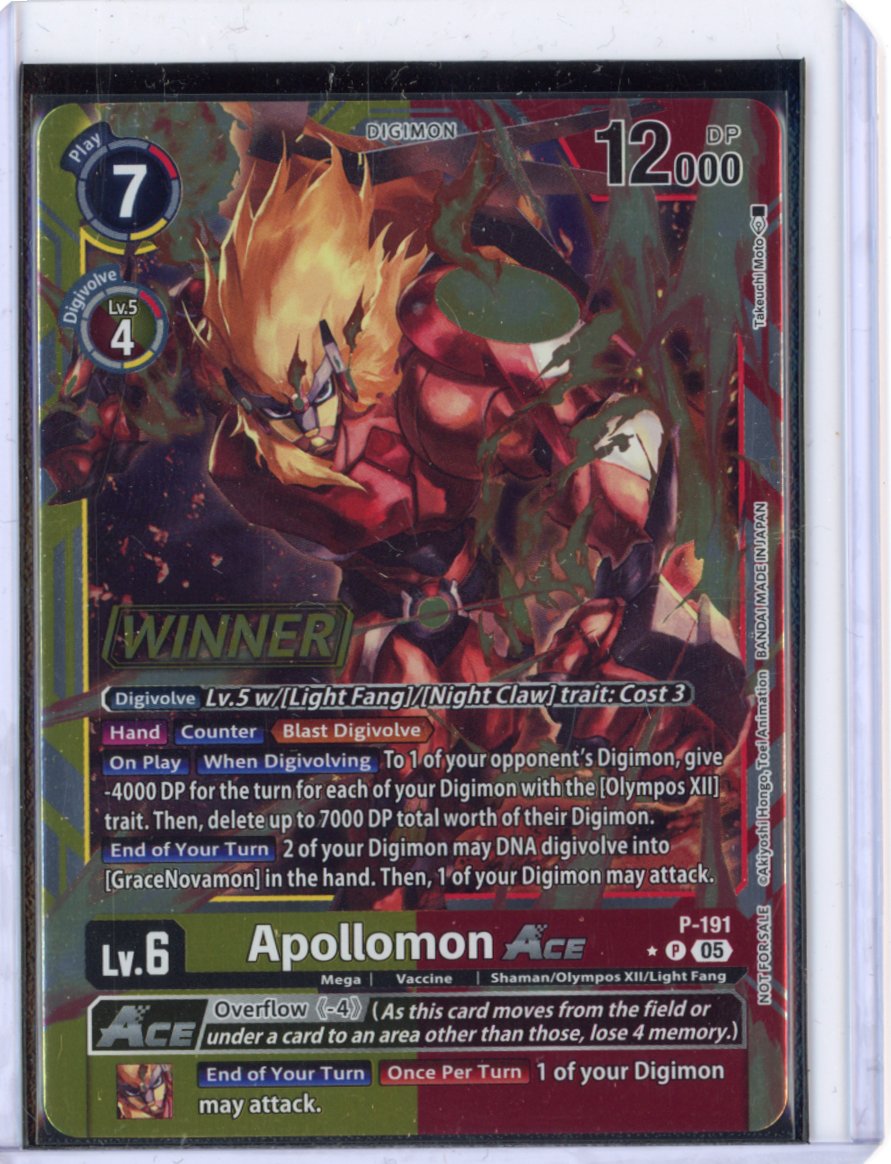 Apollomon ACE (Store Tournament 2025 Vol.3 Winner Pack)