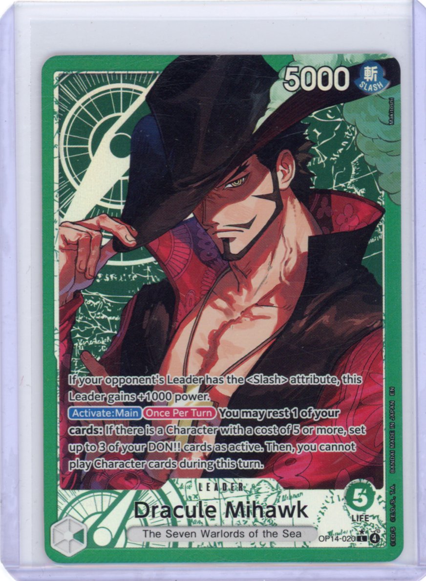 Dracule Mihawk - OP14-020 (Alternate Art)