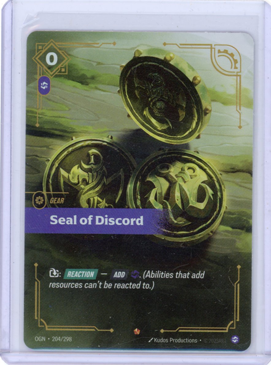 Seal of Discord #298 - League of Legends Riftbound Origins