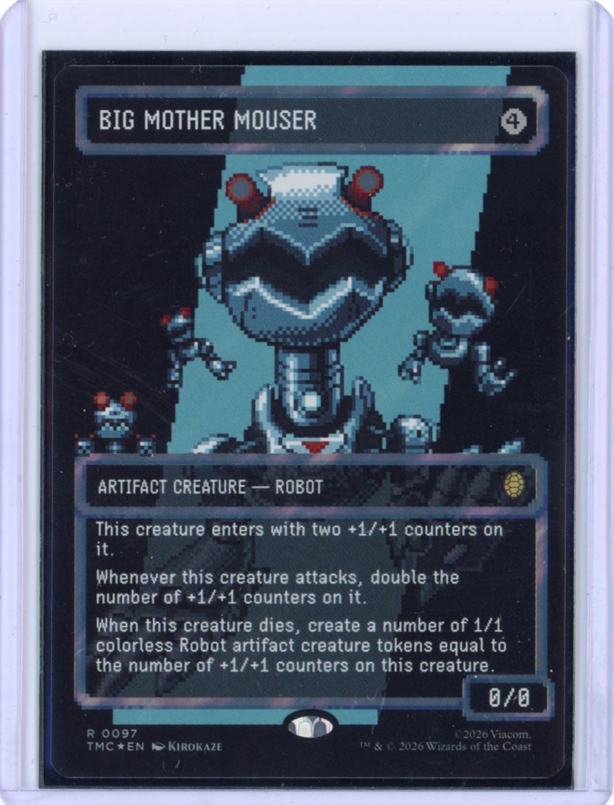 Big Mother Mouser (Borderless) (Surge Foil) - Commander: Teenage Mutant Ninja Turtles (TMC)