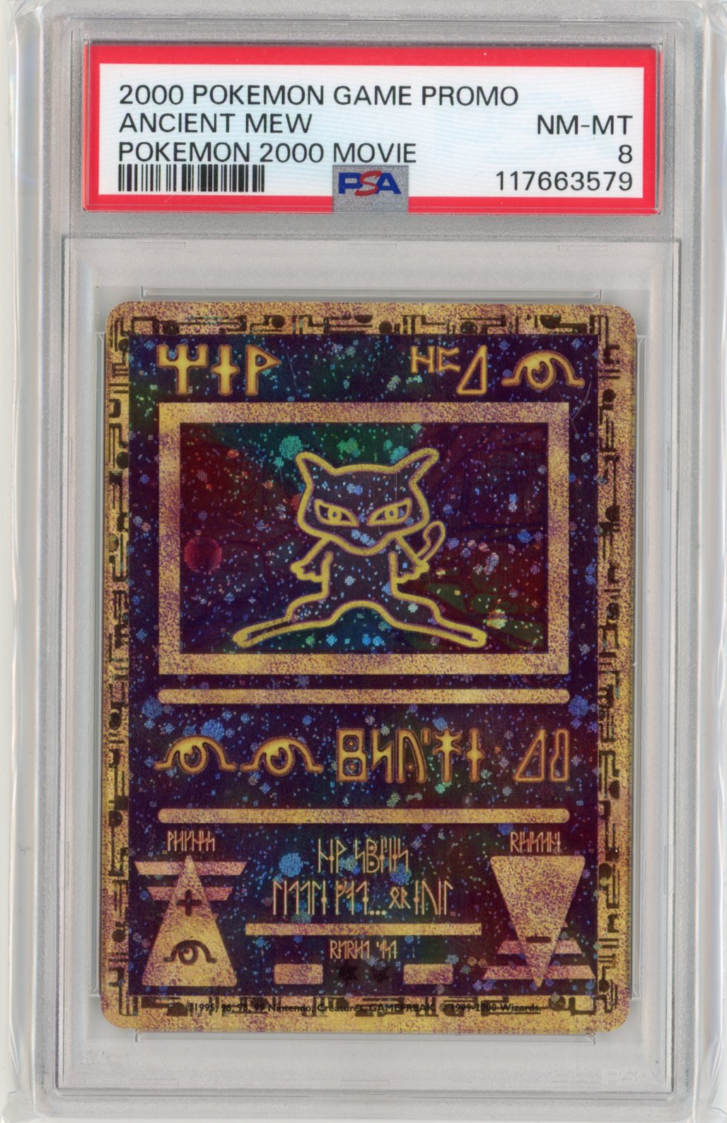 2000 Pokemon TCG Ancient Mew Movie Promo PSA 8