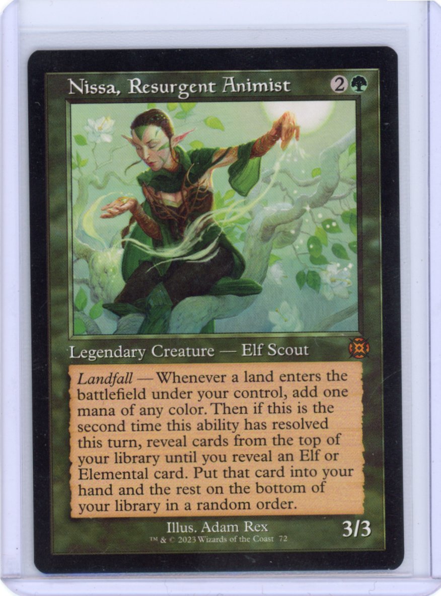 Nissa, Resurgent Animist (Retro Frame) - (MAT)