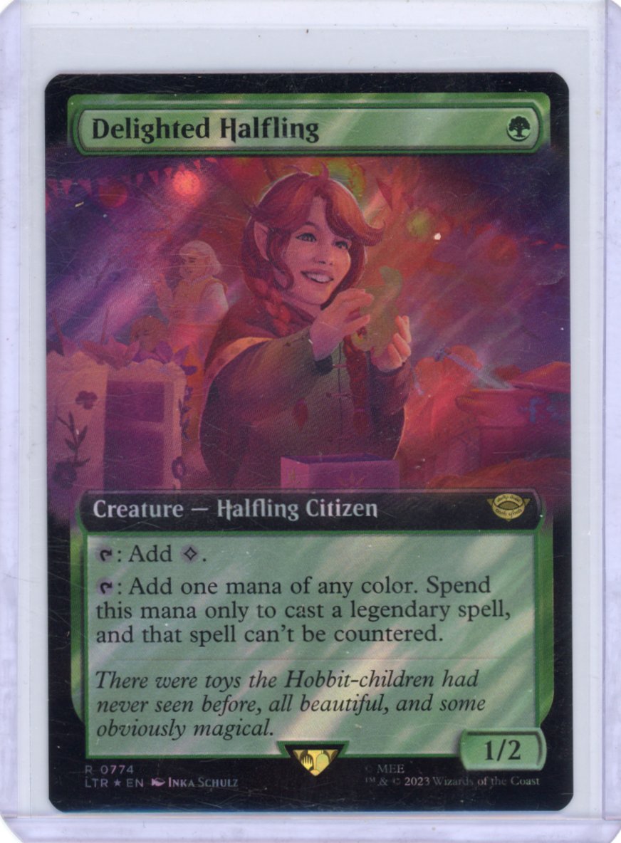 Delighted Halfling (Extended Art) (Surge Foil) - UB: LOTR: Tales