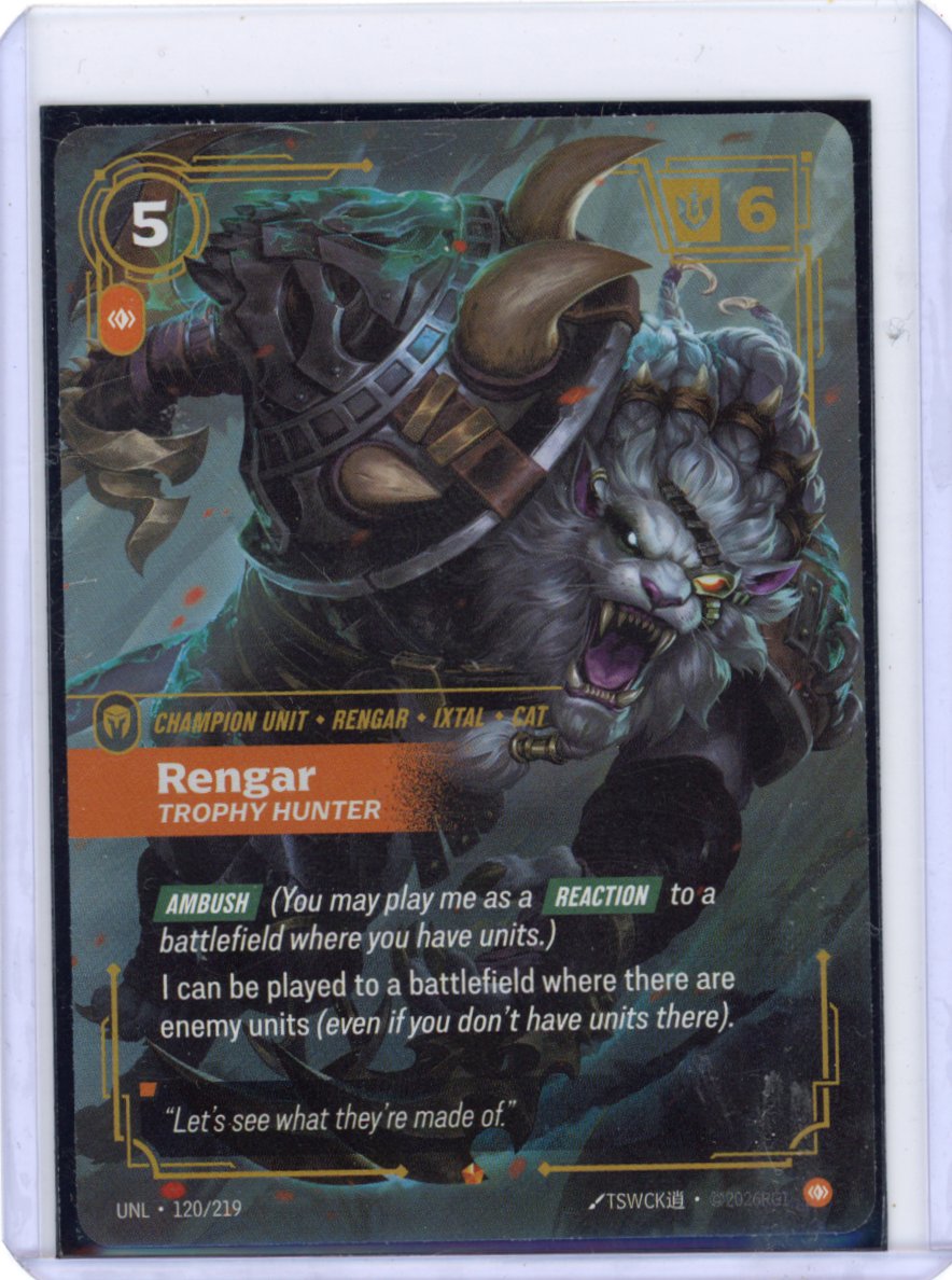 Rengar - Trophy Hunter - Unleashed