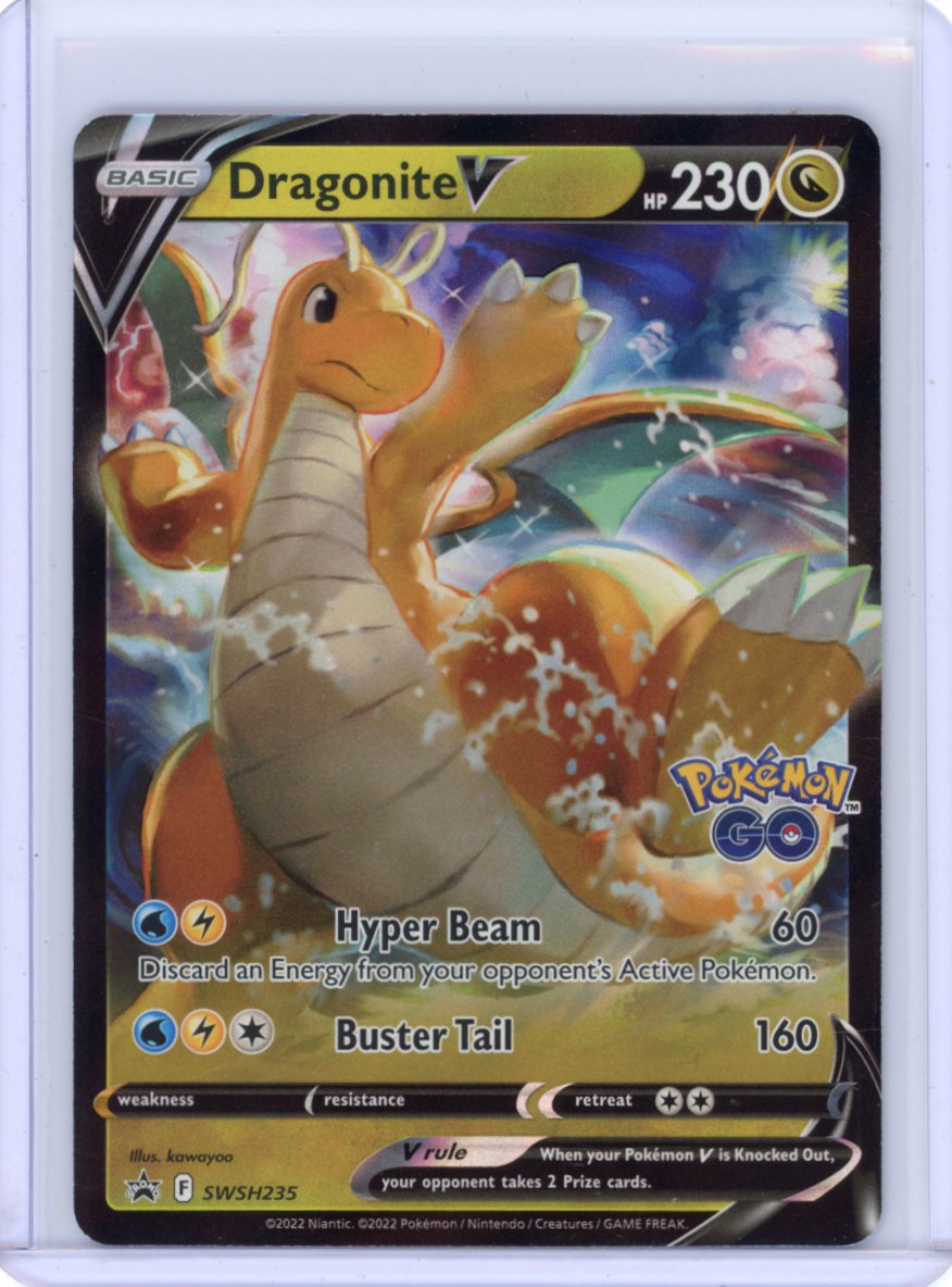 Dragonite V SWSH235 & VSTAR SWSH236 - Pokemon Go - Sealed Pokémon Promo