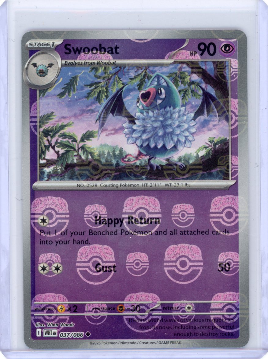 Swoobat - 034/086 (Master Ball Pattern)